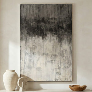 English Elm Wall Abstract Acrylic Canvas Art Large Scale Expressive Brushwork for Modern Interiors B2769P523774