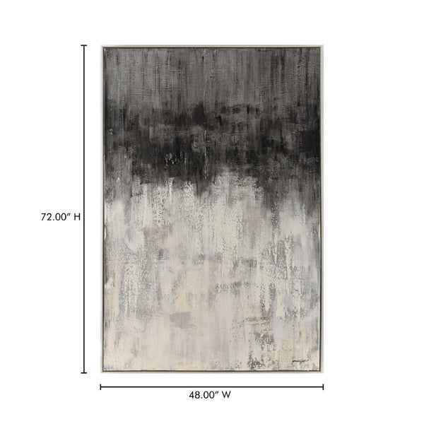 English Elm Wall Abstract Acrylic Canvas Art Large Scale Expressive Brushwork for Modern Interiors B2769P523774