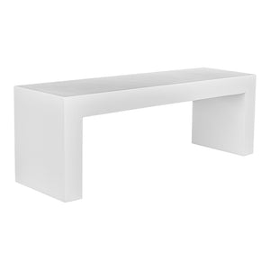 English Elm Bench, Fiber Reinforced Concrete Seats Three Minimalist Indoor Outdoor Entryway B2769P523785