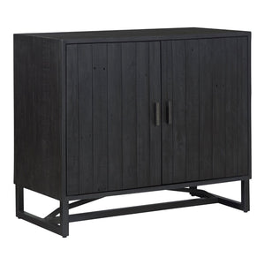 English Elm Cabinet, Reclaimed Pine Media Storage with Stainless Steel Base Industrial Farmhouse B2769P538949