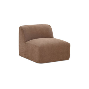 English Elm Modular Slipper Chair with Down Fill Cushioning and Washable Polyester Slipcover B2769P538956