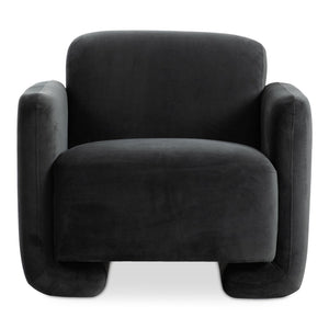 English Elm Slipper Chair with Pine Frame Polyester Upholstery for Bedroom or Reading Nook B2769P538960