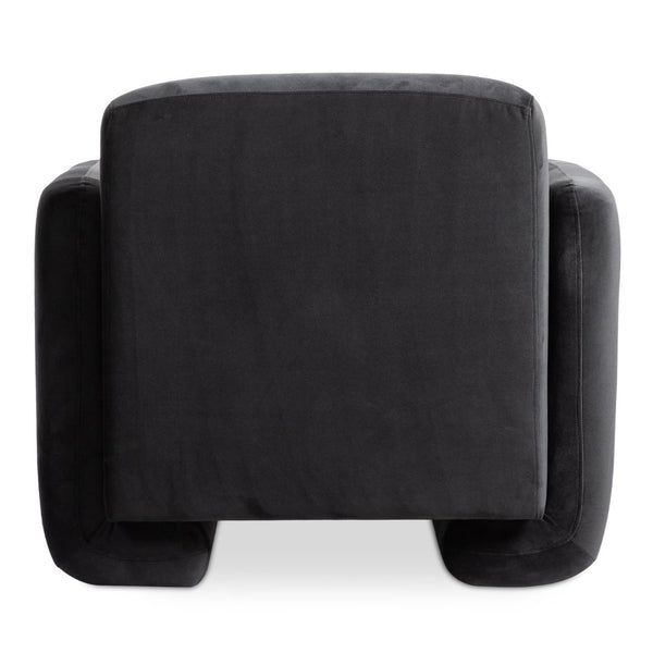 English Elm Slipper Chair with Pine Frame Polyester Upholstery for Bedroom or Reading Nook B2769P538960