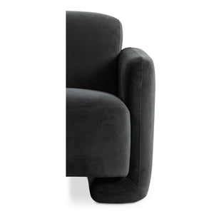 English Elm Slipper Chair with Pine Frame Polyester Upholstery for Bedroom or Reading Nook B2769P538960