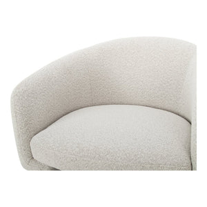 English Elm Accent Chair Art Deco Curved Silhouette Velvet Recycled Polyester Living Room Seat B2769P538961