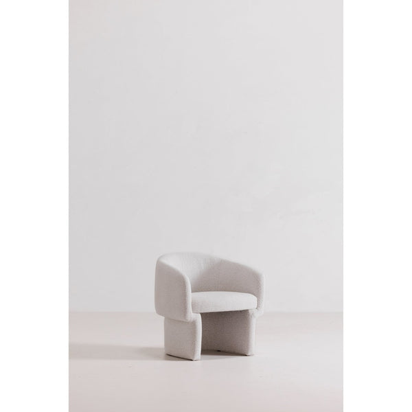 English Elm Accent Chair Art Deco Curved Silhouette Velvet Recycled Polyester Living Room Seat B2769P538961