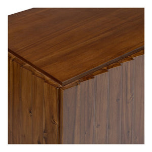 English Elm Media Cabinet Solid Acacia Wood Four Soft Close Doors Iron Legs Living Room B2769P542756