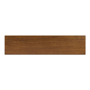 English Elm Media Cabinet Solid Acacia Wood Four Soft Close Doors Iron Legs Living Room B2769P542756