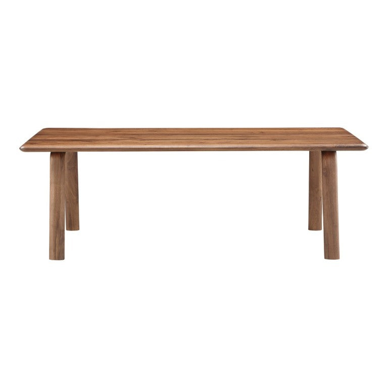 English Elm Dining Table Solid Walnut Rectangular Seats Ten Scandinavian Matte Lacquer Finish B2769P542763