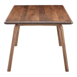 English Elm Dining Table Solid Walnut Rectangular Seats Ten Scandinavian Matte Lacquer Finish B2769P542763