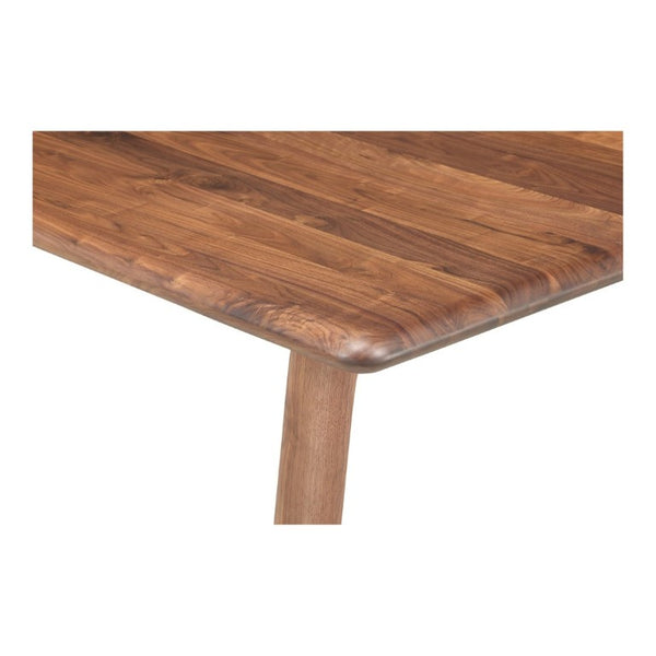 English Elm Dining Table Solid Walnut Rectangular Seats Ten Scandinavian Matte Lacquer Finish B2769P542763