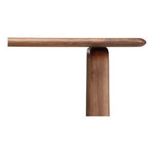 English Elm Dining Table Solid Walnut Rectangular Seats Ten Scandinavian Matte Lacquer Finish B2769P542763