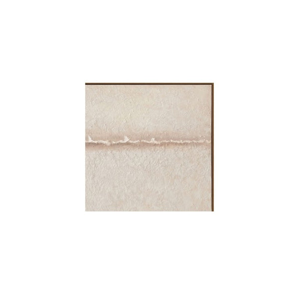 English Elm Painting, Square Gallery Canvas Blush Neutral Tones Acrylic on Solid Wood Framed Wall Art B2769P551508