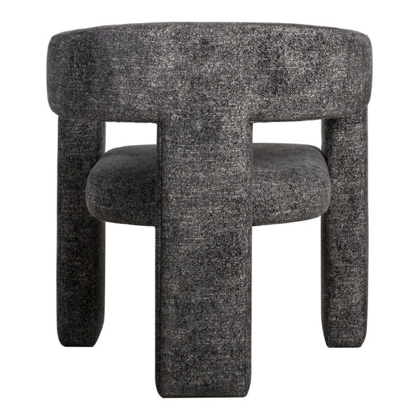 English Elm Accent Armchair Bold Angular Silhouette Polyester Upholstery Modern Living Room Seating B2769P551514