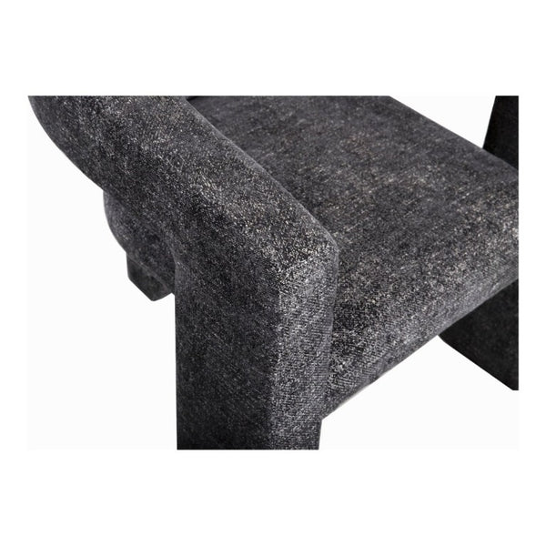 English Elm Accent Armchair Bold Angular Silhouette Polyester Upholstery Modern Living Room Seating B2769P551514