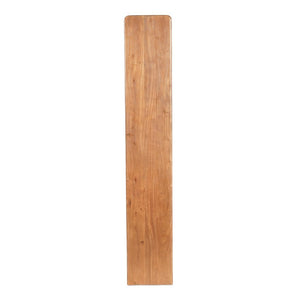 English Elm Bookcase, Solid Acacia Wood Twelve Shelf Open Display Unit for Home Office or Library B2769P593059