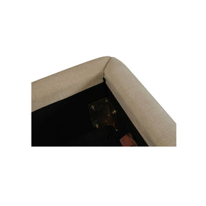 English Elm King Upholstered Storage Bed Rounded Headboard Hydraulic Lift Solid Wood Frame B2769S00058
