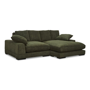 English Elm Sectional, Three Seat Corduroy Sofa with Eucalyptus Frame for Modern Living Rooms B2769S00062