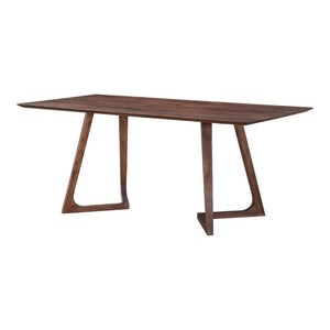 English Elm Dining Table Solid American Walnut Rectangular Mid-Century Seats Eight Angled Legs B2769S00086