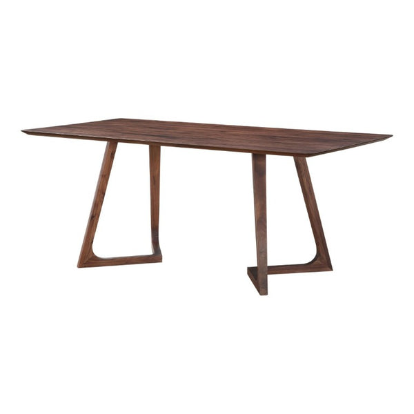 English Elm Dining Table Solid American Walnut Rectangular Mid-Century Seats Eight Angled Legs B2769S00086