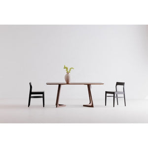 English Elm Dining Table Solid American Walnut Rectangular Mid-Century Seats Eight Angled Legs B2769S00086
