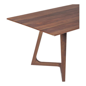 English Elm Dining Table Solid American Walnut Rectangular Mid-Century Seats Eight Angled Legs B2769S00086