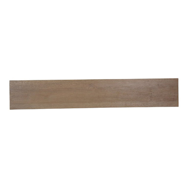 English Elm Bench, Solid Oak Sandblasted Amber Finish Minimalist Seat for Dining Entryway Bedroom B2769S00091