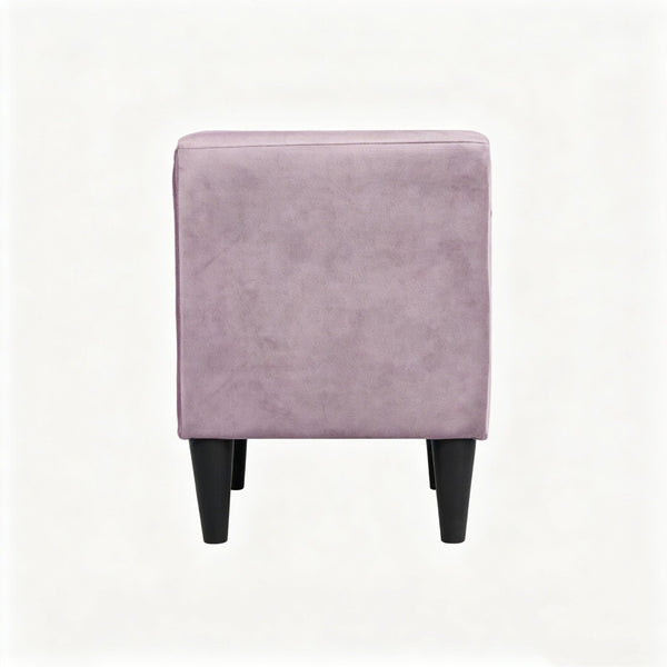 English Elm Modern Blush Velvet Upholstered Nightstand Two Drawer Bedside Table Glam Bedroom B2770P509804