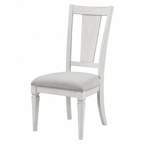 English Elm Katia Scandinavian Dining Chair Set Gray Linen Upholstered Solid Wood Frame 2 Pack B2770P520526