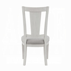 English Elm Katia Scandinavian Dining Chair Set Gray Linen Upholstered Solid Wood Frame 2 Pack B2770P520526