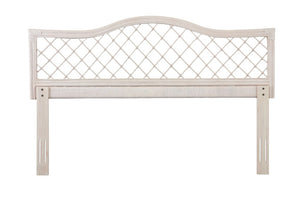 English Elm King Handwoven Rattan Headboard with Mahogany Frame Adjustable Height Boho Bedroom B2772P519165