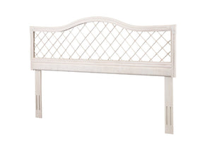 English Elm King Handwoven Rattan Headboard with Mahogany Frame Adjustable Height Boho Bedroom B2772P519165