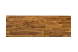 English Elm Solid Acacia Wood Storage Bench with Hairpin Legs for Living Room or Entryway B2772P519188