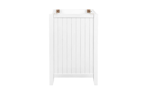 English Elm 36 Inch Farmhouse Bathroom Vanity Base Solid Wood Barn Door Three Drawer Storage B2772P525581
