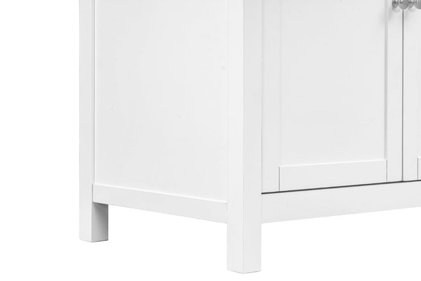 English Elm 36 Inch Solid Wood Bathroom Vanity with Engineered Stone Top and Soft Close Doors B2772P525583