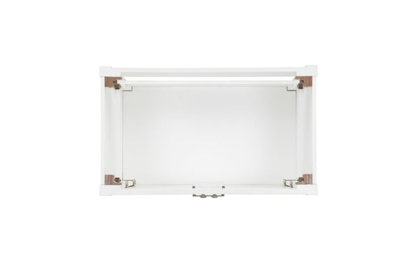 English Elm 36 Inch Solid Wood Bathroom Vanity with Engineered Stone Top and Soft Close Doors B2772P525583