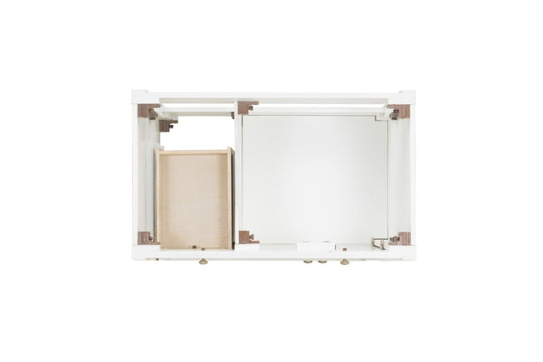 English Elm 36 Inch Solid Wood Bathroom Vanity Base with Soft Close Drawers and Cabinet Storage B2772P525584