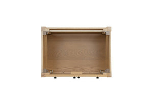 English Elm 30 Inch Cane Panel Bathroom Vanity Base Rubberwood Slow Close Coastal Cottage Style B2772P525585