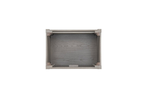 English Elm 30 Inch Bathroom Vanity Base Solid Wood Raised Panel Soft Close Cabinet Storage B2772P525586