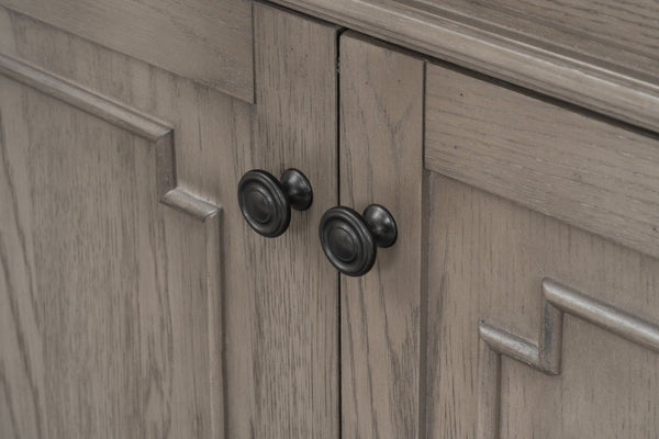 English Elm 36 Inch Bathroom Vanity Base with Dentil Moulding Solid Wood Traditional Cabinet B2772P525588