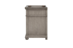 English Elm 36 Inch Bathroom Vanity Base with Dentil Moulding Solid Wood Traditional Cabinet B2772P525588