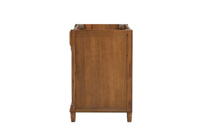 English Elm 36 Inch Bathroom Vanity with Solid Wood Cabinet Engineered Stone Top and Undermount Sink B2772P525589