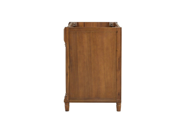 English Elm 36 Inch Bathroom Vanity with Solid Wood Cabinet Engineered Stone Top and Undermount Sink B2772P525589