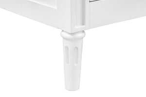 English Elm 37 Inch Bathroom Vanity Solid Wood Cabinet with Engineered Stone Top and Soft Close Drawers B2772S00003