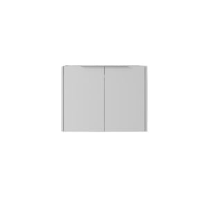 English Elm 24 Inch Wall Mounted Floating Bathroom Vanity Plywood Cabinet with Soft Close Doors White B2775P510754