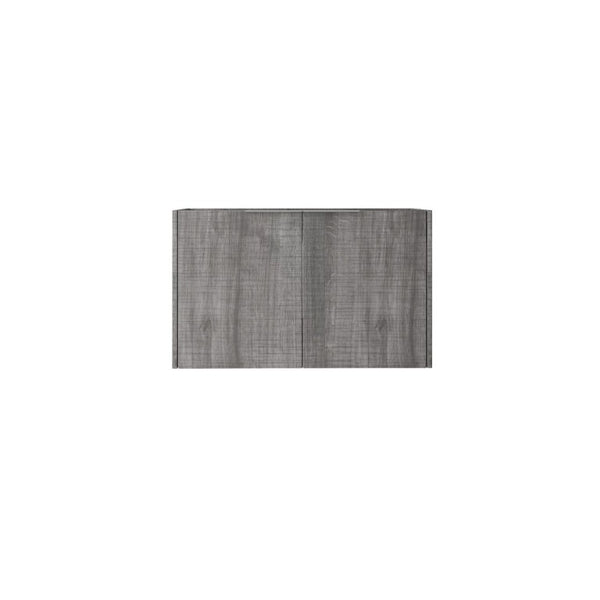 English Elm 30 Inch Floating Bathroom Vanity with Plywood Build Soft Close Doors Grey Finish Grey - B B2775P510763