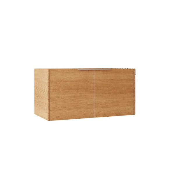 English Elm 36 Inch Floating Plywood Bathroom Vanity Cabinet with Soft Close Doors and Storage Oak - A B2775P510767