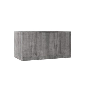 English Elm 36 Inch Floating Plywood Bathroom Vanity Cabinet with Soft Close Doors and Storage Grey - B B2775P510770