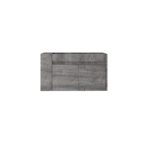 English Elm 30 Inch Wall Mounted Floating Bathroom Vanity Plywood Cabinet with Soft Close Drawers Grey B2775P510775