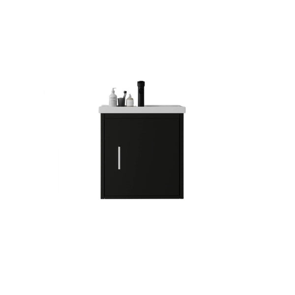 English Elm 20 Inch Floating Wall Mount Bathroom Vanity Solid Plywood Ceramic Basin Soft Close B2775P510794